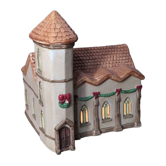 1991 Dickens of London Church Porcelain Collectible